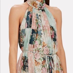 Zimmermann Patchwork Dress with Belt Size 2